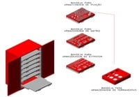 Gaveteiro Porta Ferramenta-Punção/Matriz