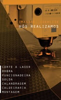 Corte Laser Dobra Caldeiraria leve/Media