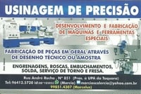 usinagem fresadora torno manutenção