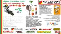 PULPA DE FRUTAS Y MICROINDÚSTRIA, EQUIPOS MACANUDA