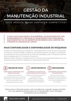 Sistema para gestão da manutenção de máquinas