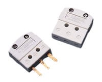 MTP: Mini Conector de 3 Pinos Chatos para Termopar, Pt-100 e Termistor de 3 Fios