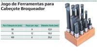 Jogo de Ferramentas para Cabeçote Broqueador 50mm