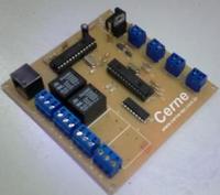 Placa controle acesso Ethernet 2 entradas wiegand