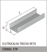 Eletrocalha em PRFV