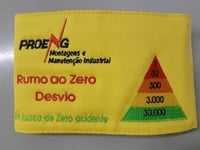 Braçadeira de identificação personalizada