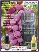 Máquina Suco De Uva Industrial qualidade Macanuda