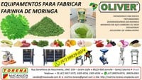 PÓ DA FOLHA DA MORINGA MÁQUINAS OLIVER