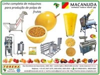 MÁQUINA INDUSTRIAL MACANUDA PARA CORTAR MARACUJÁ