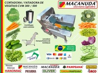 CORTAR VEGETAIS MÁQUINA INDUSTRIAL MACANUDA