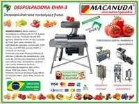 DESPOLPADEIRA DE FRUTAS, LEGUMES E PIMENTAS