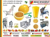 EXTRATOR DE POLPA DE FRUTAS INDUSTRIAL MACANUDA