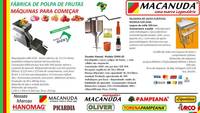 EQUIPAMENTO PARA FABRICAR POLPA DE FRUTAS MACANUDA