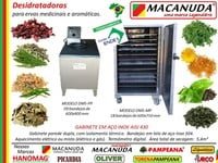 DESIDRATADOR  DE ERVAS MEDICINAIS GABINETE INOX