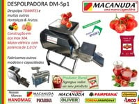 MÁQUINA PRA FABRICAR POLPA DE TOMATE MACANUDA