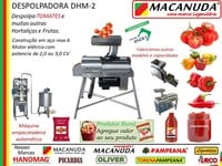 FABRICAR POLPA DE TOMATE MÁQUINA AÇO INOX MACANUDA