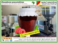 DOSADORAS INDUSTRIAIS PARA DOCES EM PASTA MACANUDA