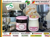 MÁQUINA DE DOSAR IOGURTE COM PEDAÇOS DE FRUTAS 