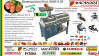 DESPOLPADEIRA DE FRUTAS INDUSTRIAL AÇO INOX MACANUDA