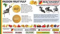 PASSION FRUIT PEELERS REMOVE SEED JUICE PROCESSING MACHINE TM MACANUDA