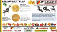 MACANUDA GLOBAL WHOLESALE INDUSTRIAL PASSION FRUIT JUICE MACHINE