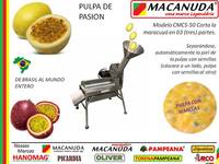 MÁQUINA PARA CORTAR FRUTA DE LA PASIÓN, MARACUYÁ - MACANUDA