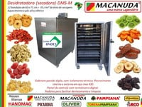 FÁBRICA DE FRUTAS SECAS, EQUIPAMENTOS EM AÇO INOX MACANUDA