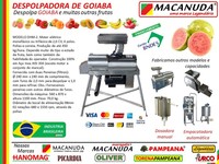 MÁQUINA INDUSTRIAL DESPOLPADORA DE GOIABA MARCA MACANUDA MÁQUINA INDUSTRIAL DESPOLPADORA DE GOIABA MARCA MACANUDA