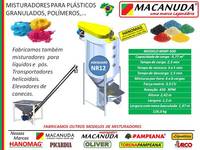 MÁQUINA INDUSTRIAL MISTURADORA DE PLÁSTICO PICADO MACANUDA