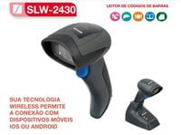 Leitor Manual 2D SLW-2430 Wireless