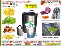 MÁQUINA CENTRÍFUGA PROFISSIONAL DE VERDURAS FABRICAÇÃO MACANUDA