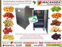 MÁQUINA INDUSTRIAL AÇO INOX PARA SECAR FRUTAS MACANUDA