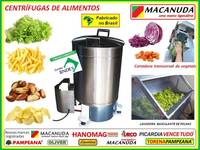 MÁQUINAS CENTRIFUGADORAS DE SALADAS PROFISSIONAIS MACANUDA