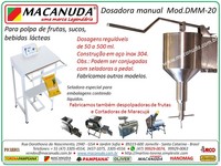 MÁQUINA MANUAL DE DOSAR POLPA E SUCOS MACANUDA