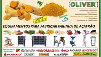 FABRICAÇÃO DE FARINHA DE AÇAFRÃO, MÁQUINAS INDUSTRIAIS OLIVER 