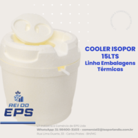 COOLER TERMICO DE ISOPOR 15LTS