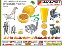 MÁQUINA DE POLPA DE FRUTAS MACANUDA VÁRIOS MODELOS