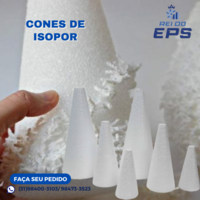 CONES DE ISOPOR PARA ARTESANATO