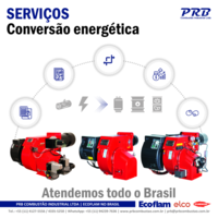 Conversão energética de queimadores Ecoflam, Elco, Cuenod e PRB