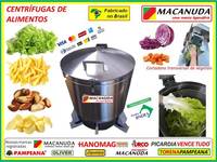 SECADOR DE SALADAS INDUSTRIAL POR CENTRIFUGAÇÃO MACANUDA