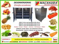 FRUTAS SECAS, DESIDRATADORAS PROFISSIONAIS MACANUDA