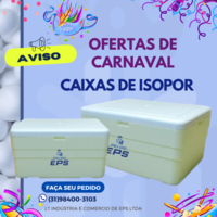 Caixas de Isopor para o Carnaval