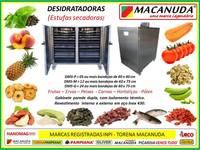 DESIDRATADORA DE ALIMENTOS 24 BANDEJAS INOX MARCA MACANUDA DESIDRATADORA DE ALIMENTOS 24 BANDEJAS INOX MARCA MACANUDA