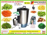 CENTRÍFUGA INDUSTRIAL PARA ALIMENTOS MACANUDA