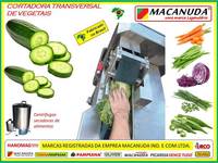 MÁQUINA PRA FATIAR PEPINO COM REGULAGEM DE ESPESSURA MACANUDA