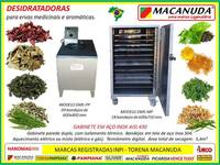 ERVAS MEDICINAIS DESIDRATADAS MÁQUINAS INOX MACANUDA