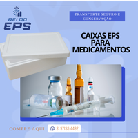 Caixas de Isopor Brancas para Medicamentos