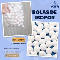 Bolas de Isopor compactas e oca