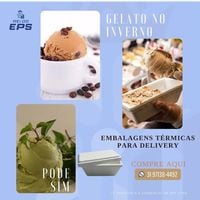 Embalagens termicas para Gelato e Sorvetes