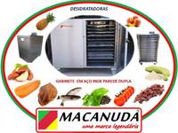 DESIDRATAR FRUTAS E HORTALIÇAS MÁQUINAS INOX MACANUDA